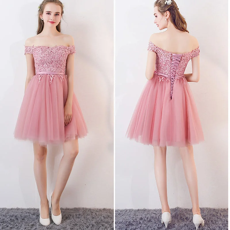 Value Deals Pink Short Prom Dress For Teens Homecoming Semi Formal Gown Graduation Dress Value Deals Pink Short Prom Dress For Teens Homecoming Semi Formal Gown Graduation Dress