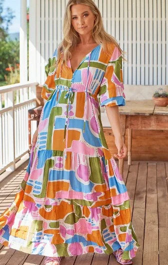 New Arrival Mariana Maxi Pablo Print