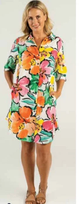 Today’s Deal 3/4 linen shirtdress trop