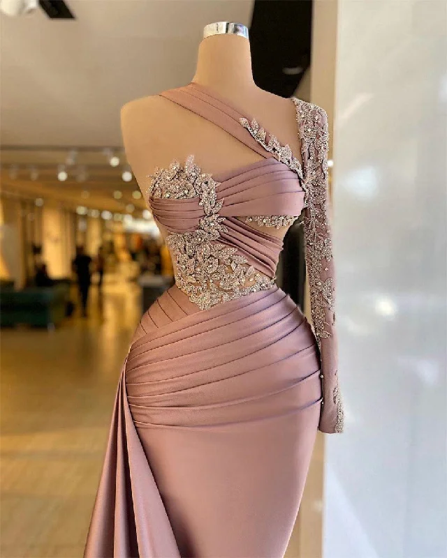 New Markdowns Pink Mermaid Long 2023 Evening Dress Long PL2326