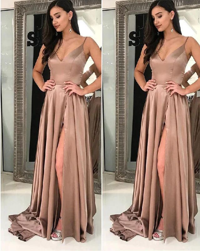 Crazy Deals Sexy Slit Prom Dresses Long Spaghetti Straps Women Evening Party Dresses LP377 Crazy Deals Sexy Slit Prom Dresses Long Spaghetti Straps Women Evening Party Dresses LP377
