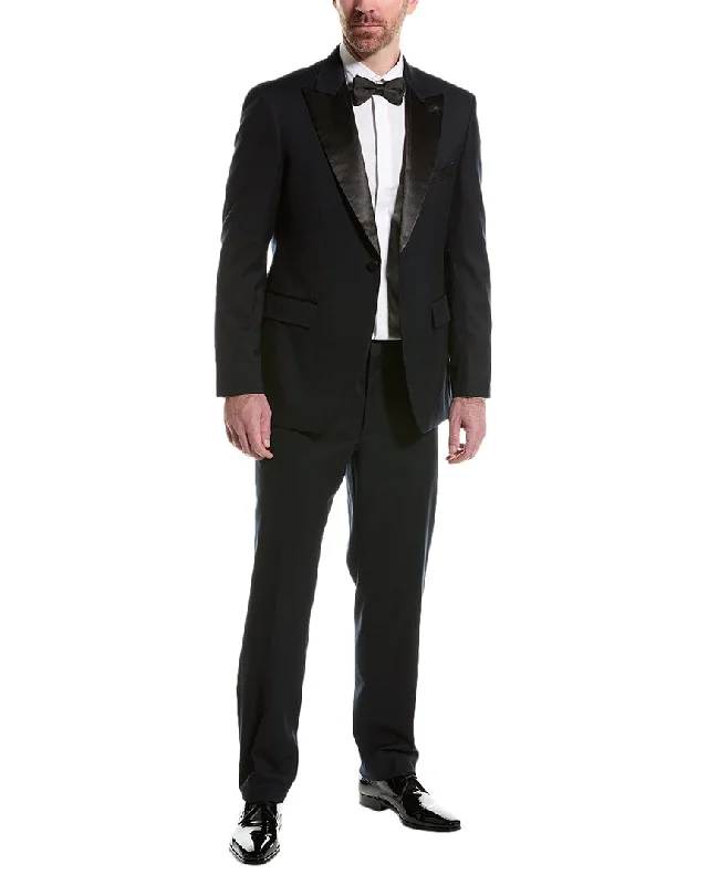 Alton Lane Sullivan Peaked Tailored Fit Suit with Flat Front Pant