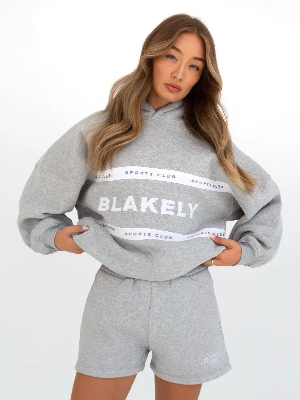 Online Only Serena Oversized Hoodie - Marl Grey