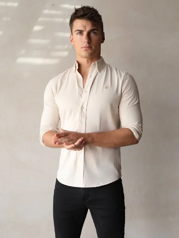 Vienna Slim Fit Shirt - Sand