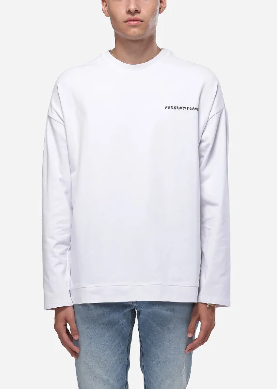 Konus Men's Long Sleeve Tee in White