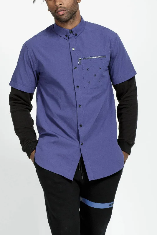 Men's 2 Layer Shirt in Deep Cobalt