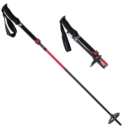 Price Cut Dynalock Ascent Poles Carbon 120cm Red/black