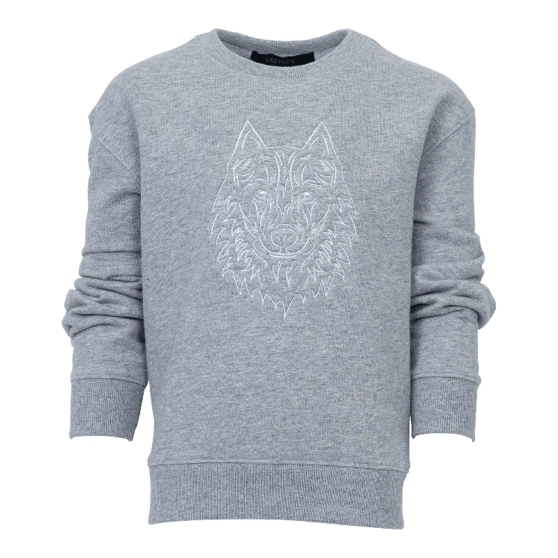 Youth Timberwolf Aspen Crewneck