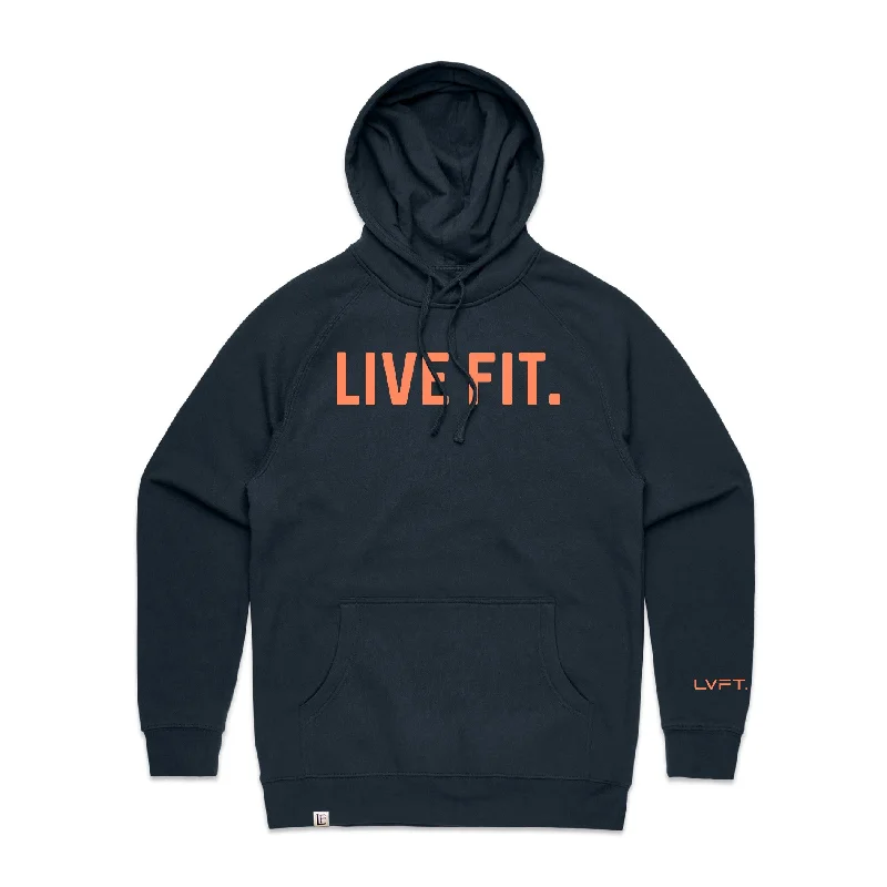 Classic Live Fit Hoodie - Navy