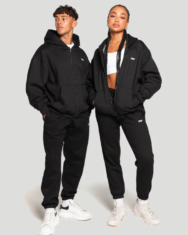 Deep Discounts Classic Zip Through - Black