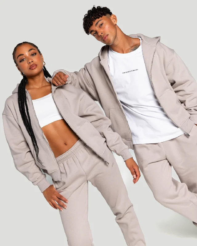 Deal Dash Classic Zip Through - Taupe