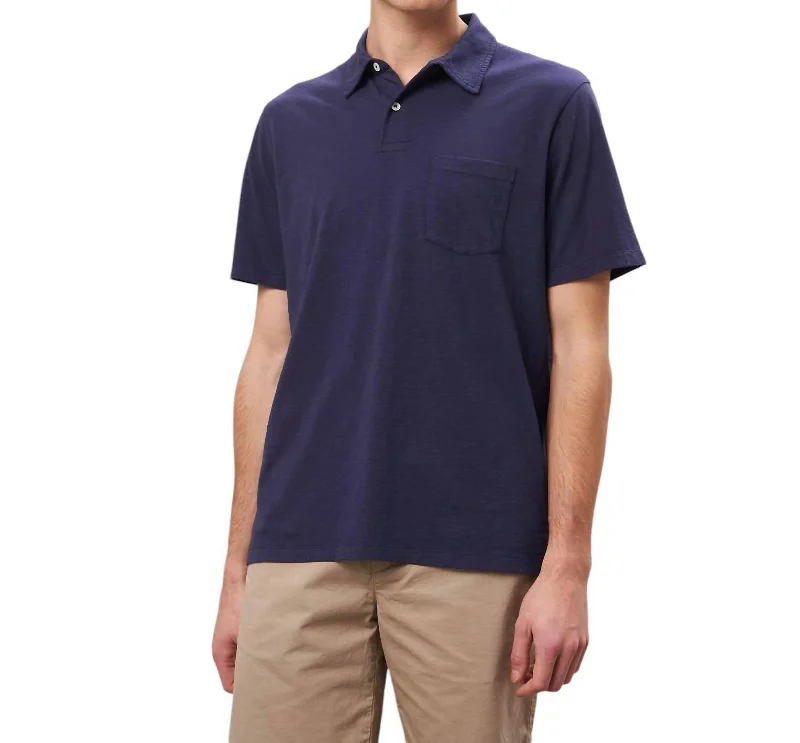 Final Markdown Jersey Polo In Navy