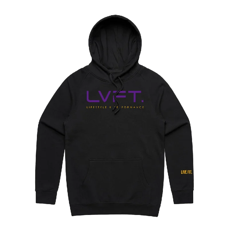 Lifestyle Hoodie - Black / Purple