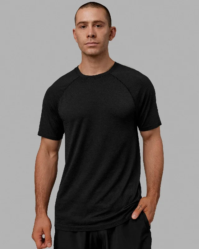 AeroFLX+ Seamless Tee - Black Marl