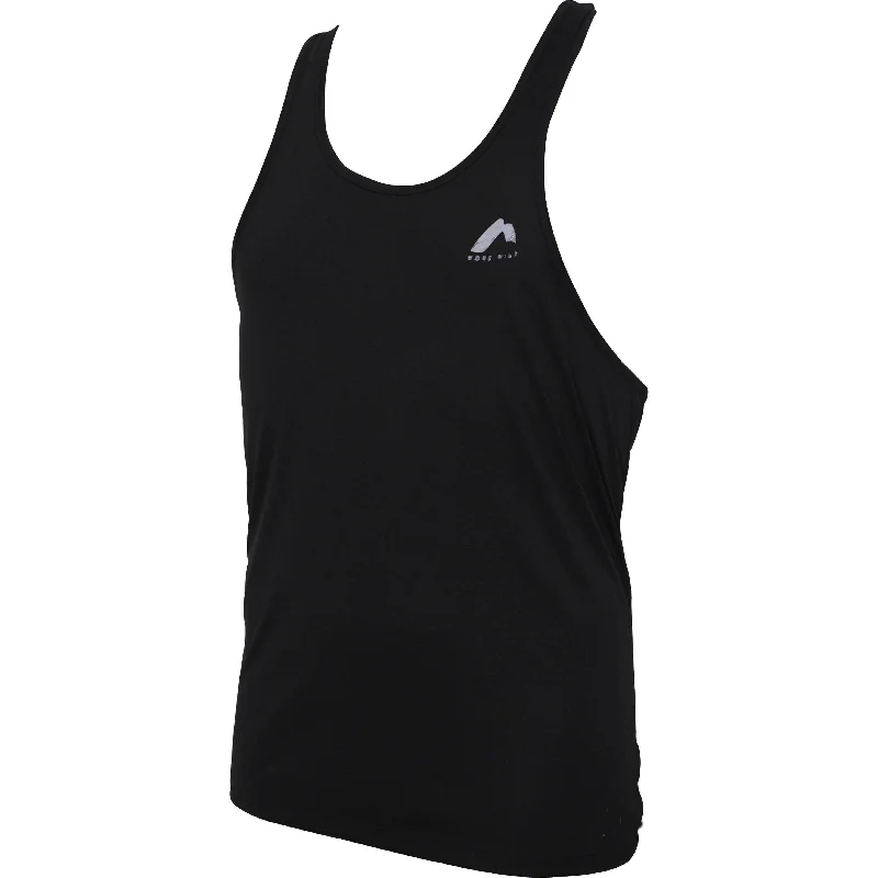 Daily Deals More Mile Muscle Mens Fitness Vest - Black