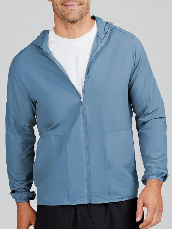 Swift Lightweight Hooded Windbreaker Jacket