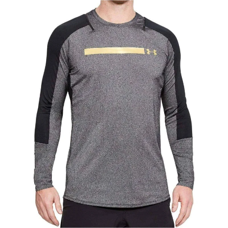 Reduced Prices Under Armour Perpetual Fitted Long Sleeve Mens Training Top - Grey